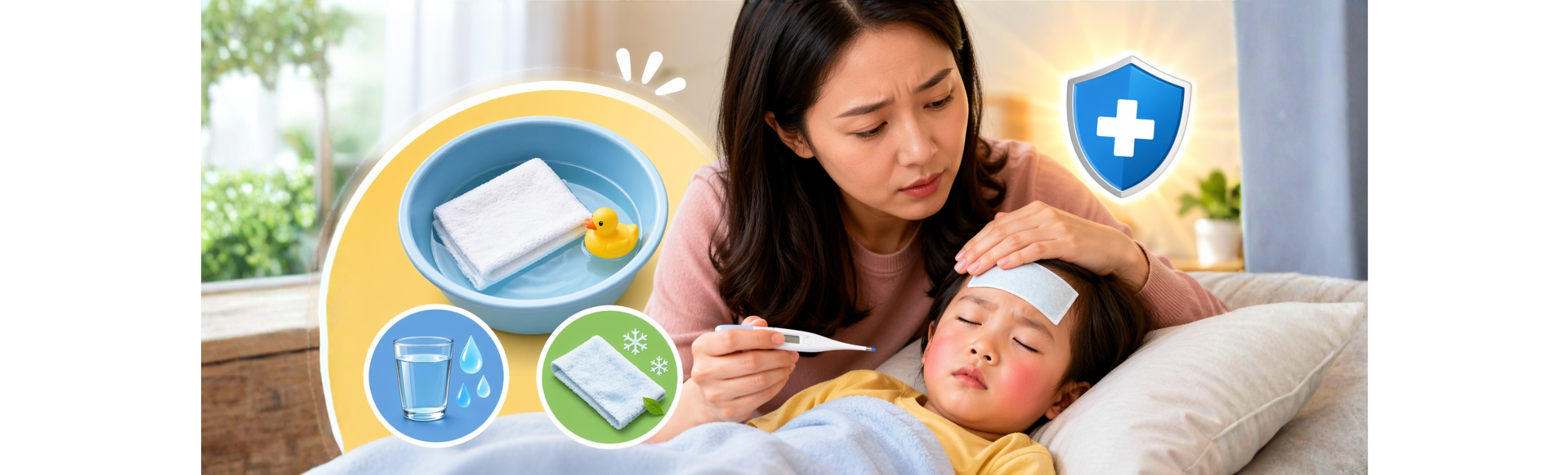 Ibu Wajib Tau! Cara Cepat Turunkan Demam Anak di Rumah