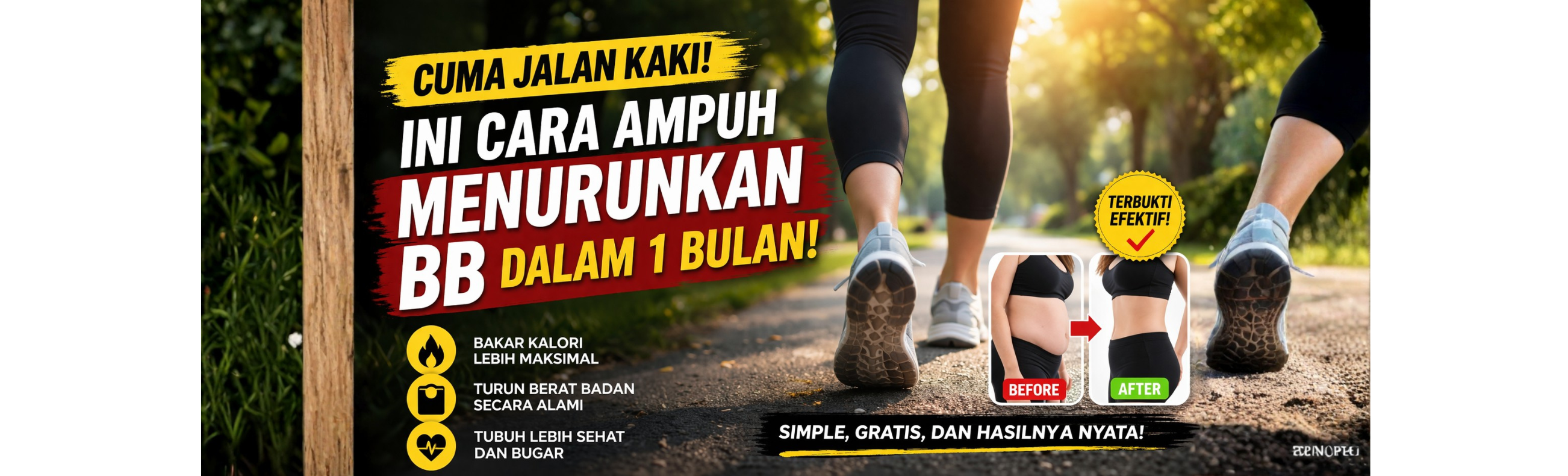 Cuma Jalan Kaki! Ini Cara Ampuh Menurunkan BB dalam 1 Bulan